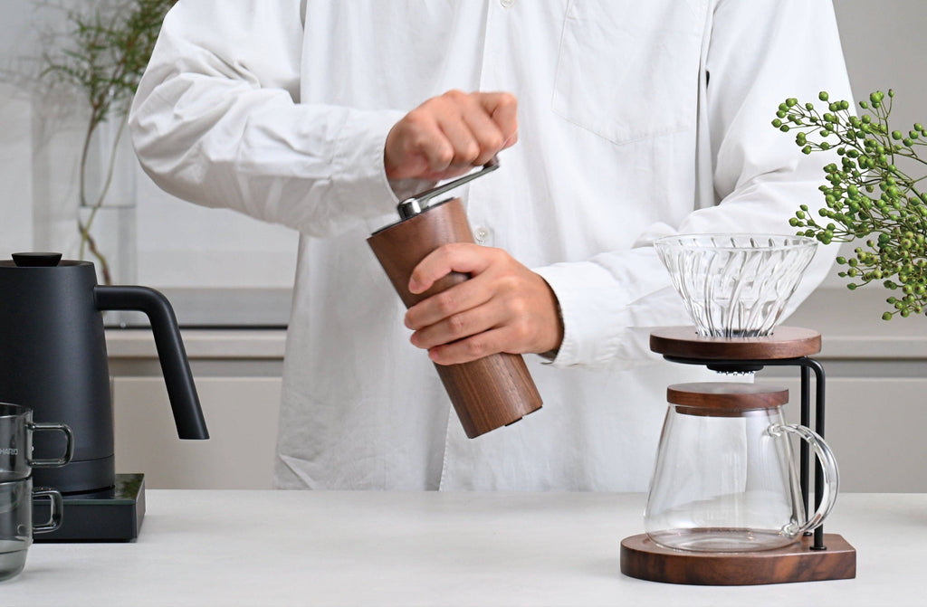 Walnut Drip Stand Set: Drip Stand Set